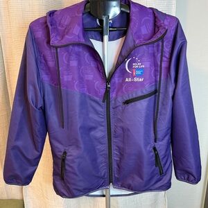 Purple Relay for Life All-Star Hooded Utility Jacket